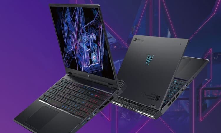 Acer 電競筆電,呈現帥氣機身設計與炫彩背光鍵盤