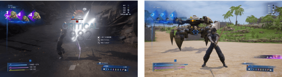 《Crisis Core FF7 Reunion》遊戲畫面