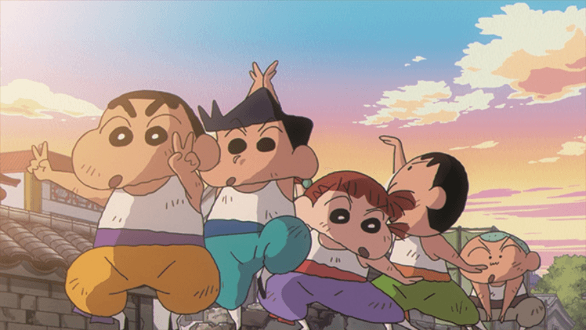 蠟筆小新 小新、風間、妮妮、阿呆、正男